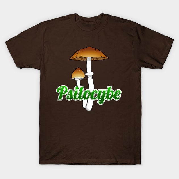 Psilocybe T-Shirt by Artpunk101